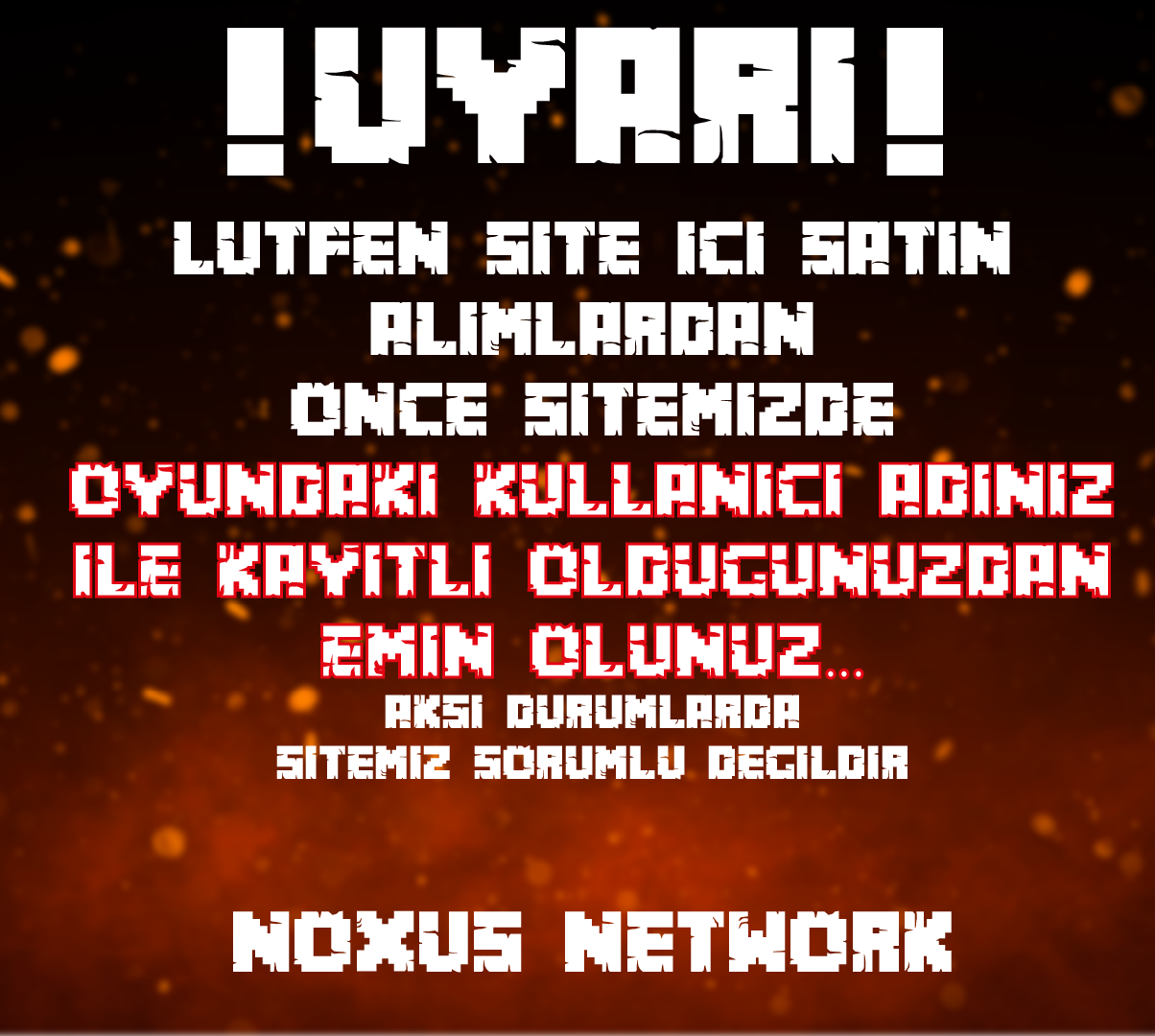 UYARI!